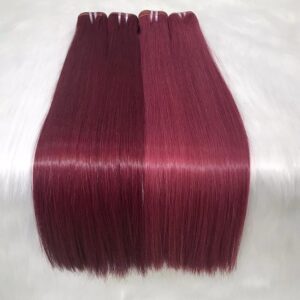 Red hair bundles for sew in - 100% human hair